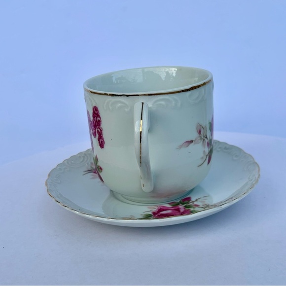 Floral Pink MOM Teacup and Saucer Set - Picture 4 of 12